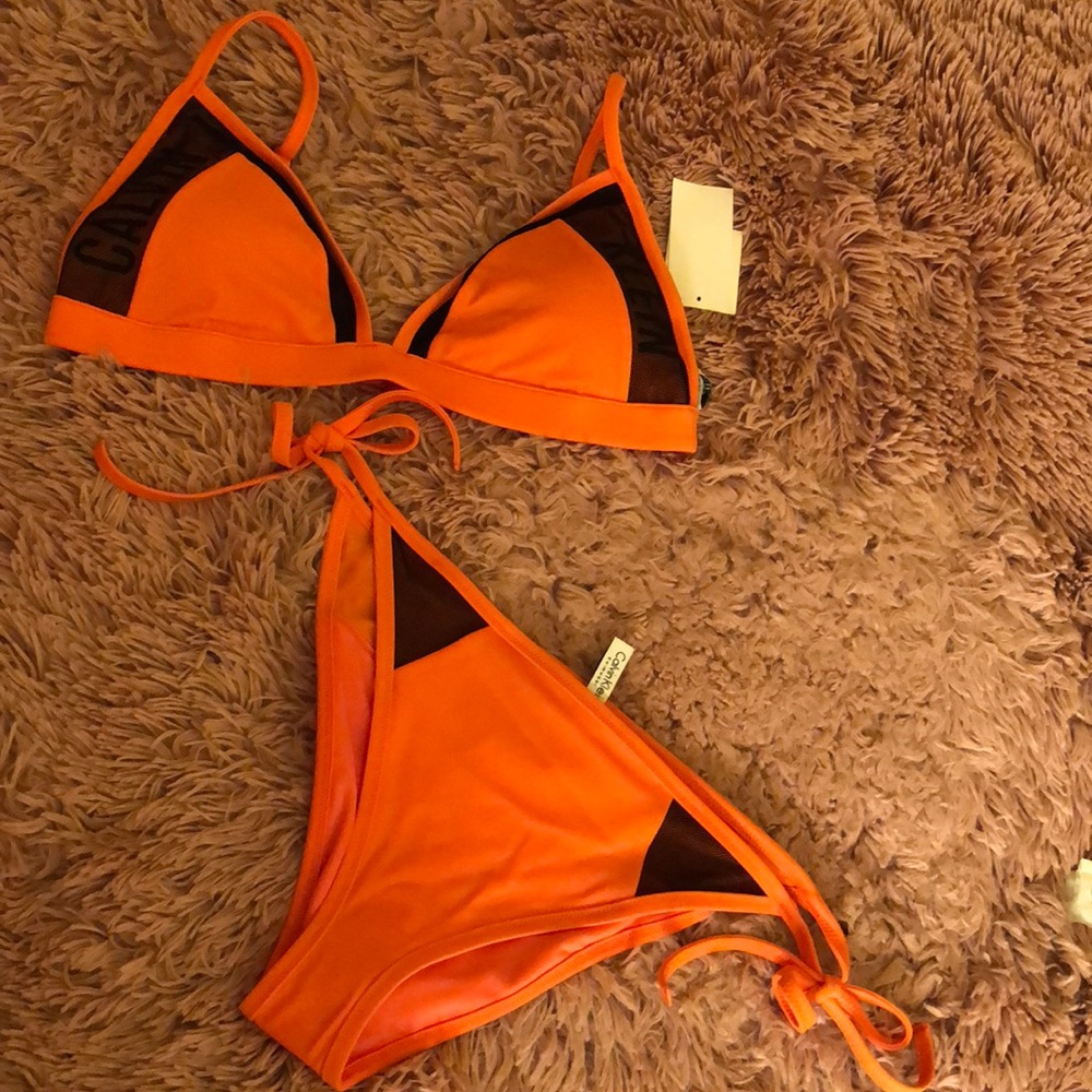 Calvin Klein two-piece bathing suit